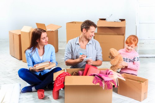 Professional packing services for a move in St Pancras