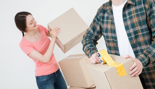 Commercial transport and office move support in St Pancras