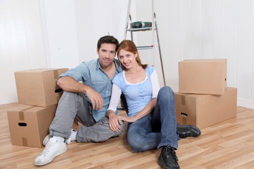 Moving team planning a home move near St Pancras station