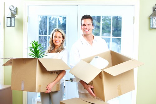 Preparing desks, boxes, and IT equipment for office removals in St Pancras
