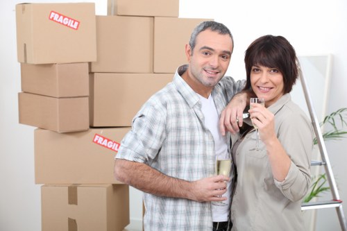 Moving furniture from a period property in St Pancras with careful access planning